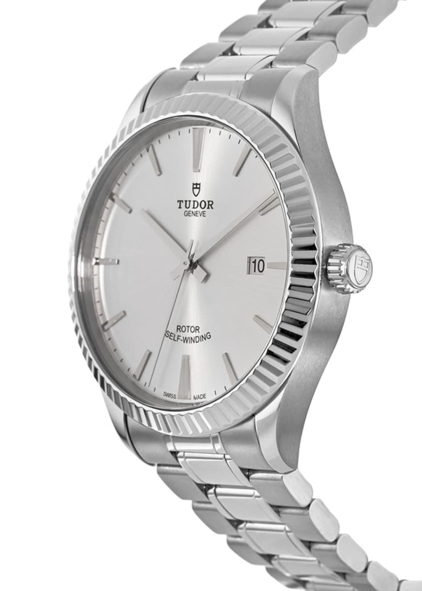 Tudor Style 41mm Silver Dial Stainless Steel Men s Watch M12710 0001