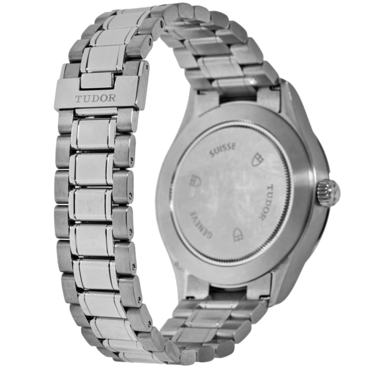 アクセサリー Master Tudor Style 41mm Silver Dial Diamond-Set Stainless Steel