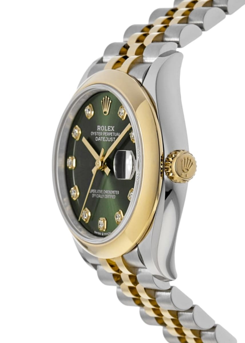 Rolex Datejust 31 Stainless Steel and Yellow Gold Olive Green  