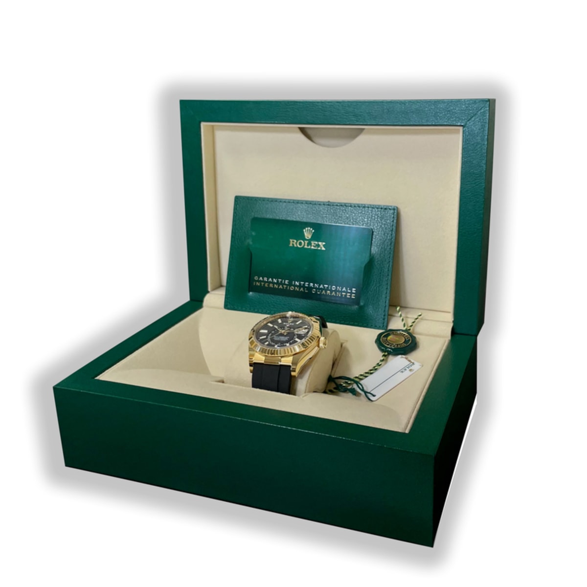 Rolex Sky-Dweller 42mm 18kt Yellow Gold Black Dial Rubber Rolex Sky-Dweller 42mm 18kt Yellow Gold Black Dial Rubber