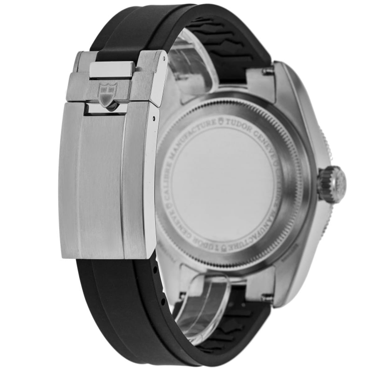 Tudor Black Bay 41 Black Dial Rubber Strap Men