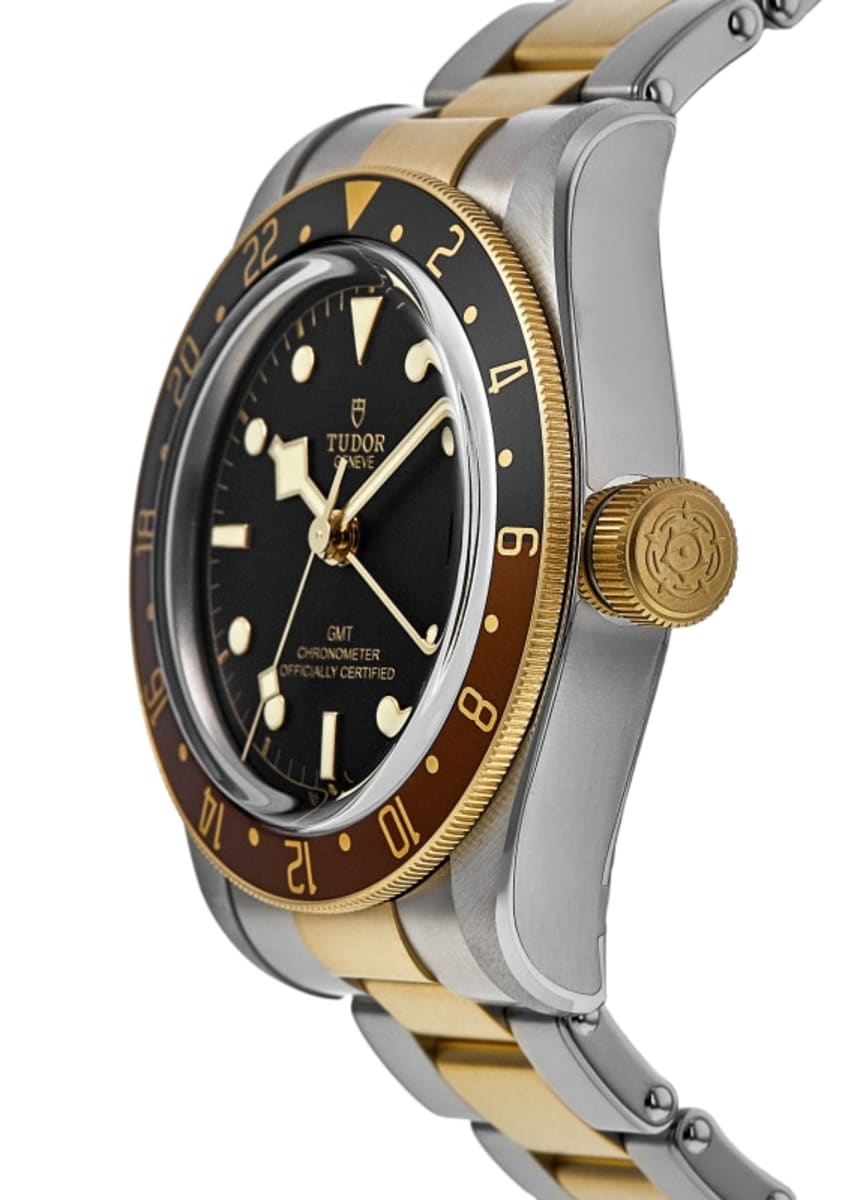 Tudor Black Bay GMT S&G Black Dial Steel and Yellow Gold Men 