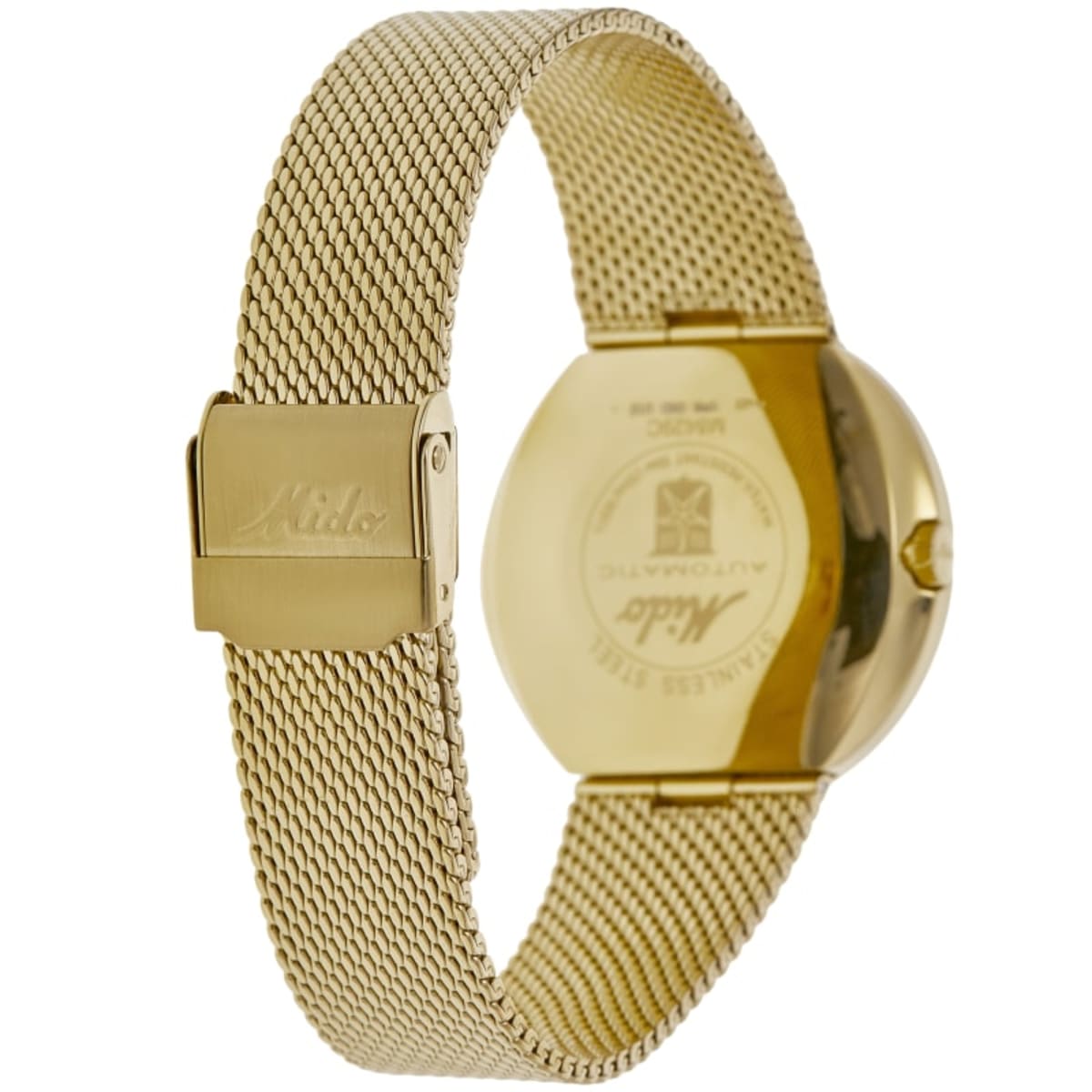 Mido Commander 1959 Black Dial Gold Steel Men
