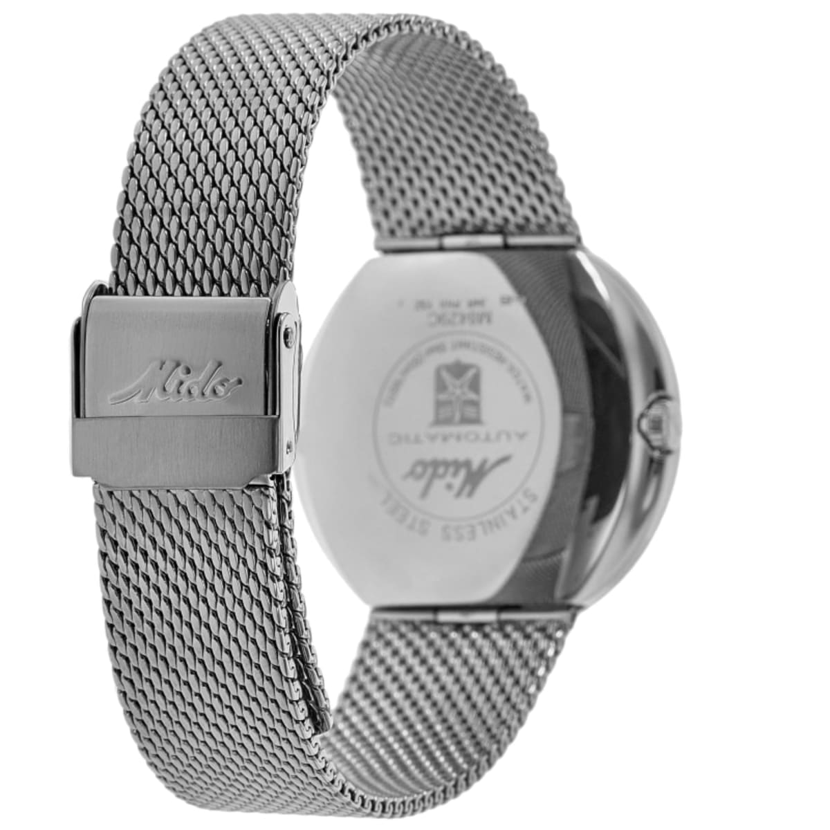 ミャンマーオールド Mido Commander Shade Silver Dial Steel Women's Watch M8429.4.27.11