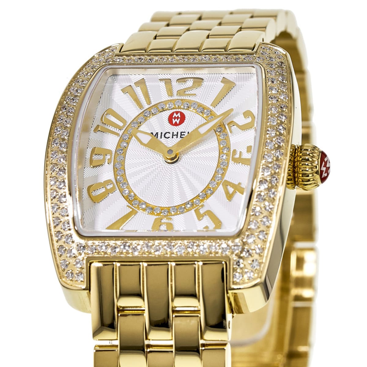 Michele Watch - Urban two tone rose gold diamond watch Michele Deco Sport Two-Town Pink Gold Watch – Bailey main image 3