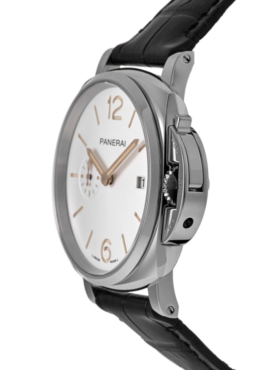 Panerai Luminor Due 42mm Automatic White Dial Leather Strap