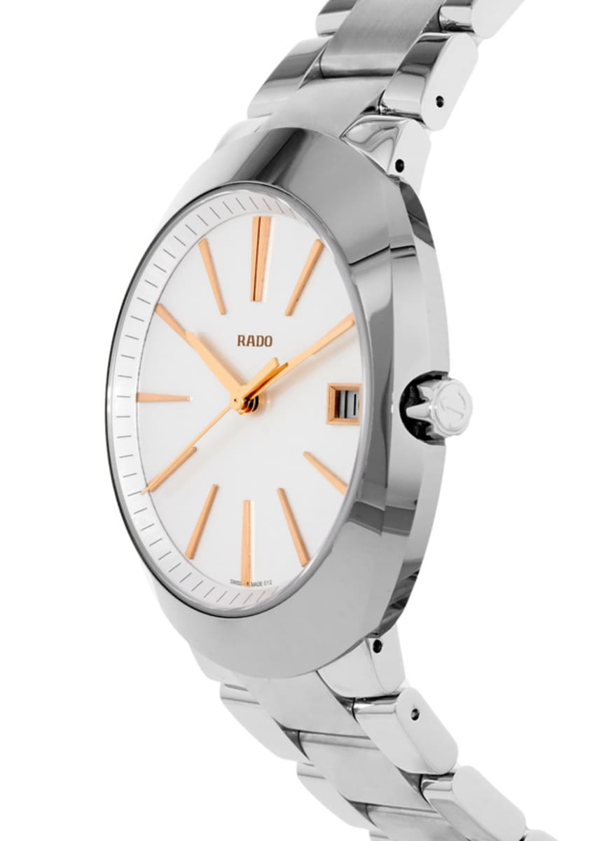 Rado D-Star XL Quartz White Dial Stainless Steel Men's Watch R15943123