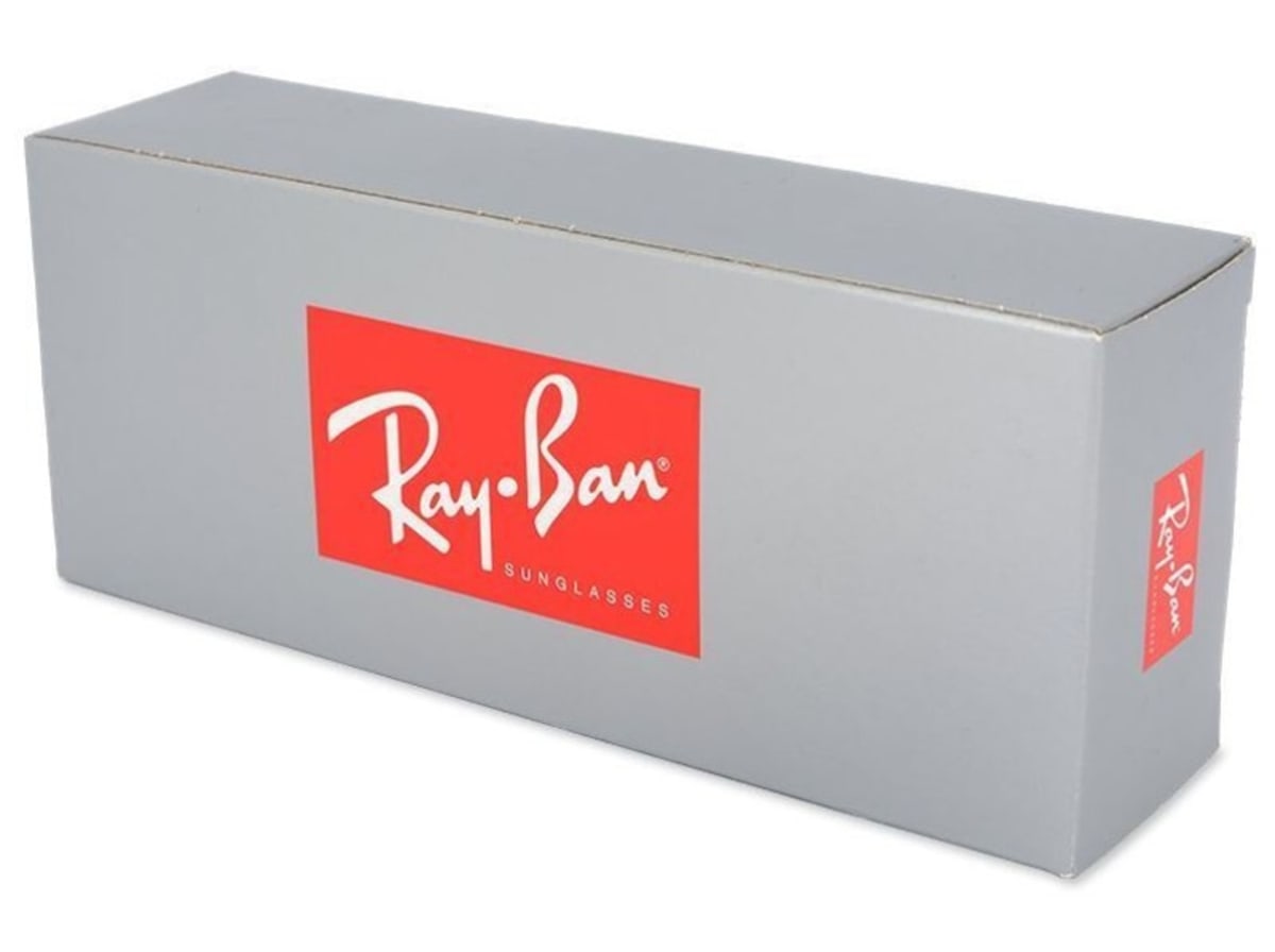 Ray-Ban Justin Black Nylon Square Dark Grey Men's Sunglasses Ray-Ban Justin Black Nylon Square Dark Grey Men's Sunglasses