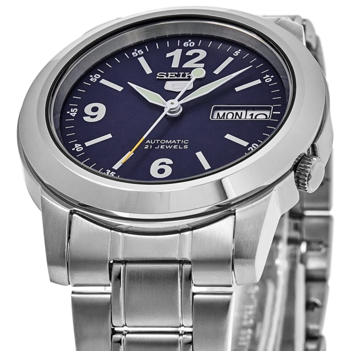 Seiko 5 Blue Dial Steel Men s Watch SNKE61K1 WatchMaxx