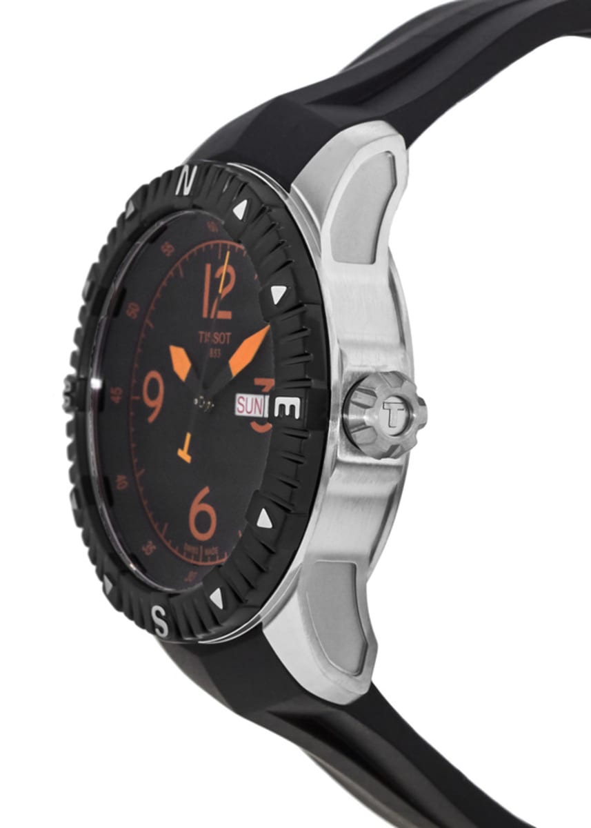 Tissot T-Navigator Automatic Black Dial Rubber Strap Men's Tissot T-Navigator Automatic Black Dial Rubber Strap Men's