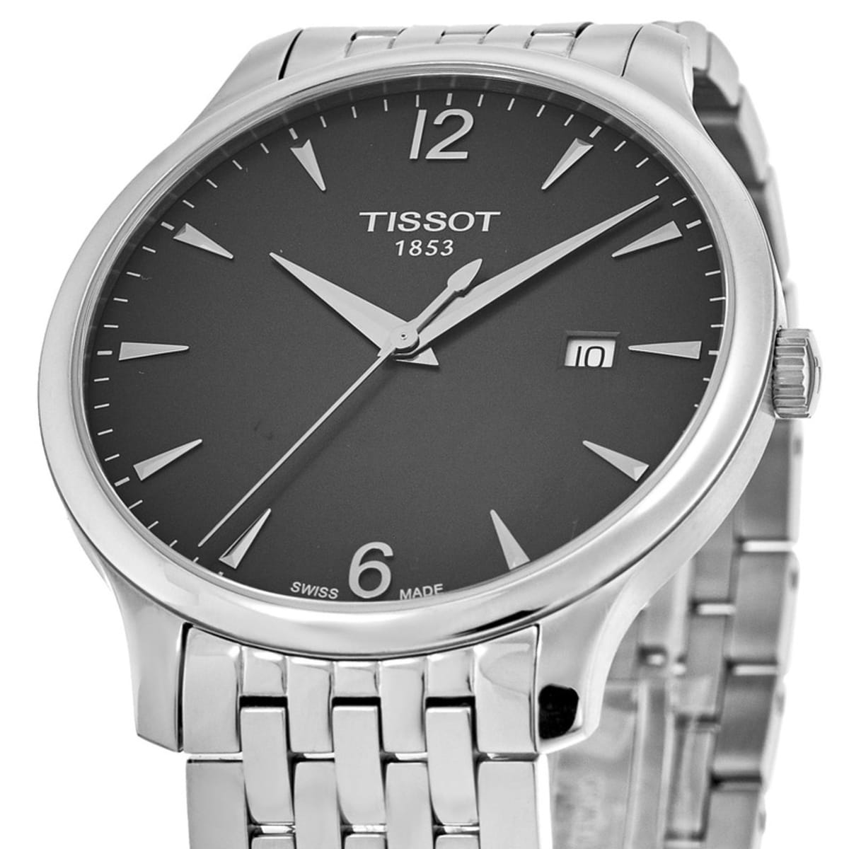 Tissot T-Classic Tradition Grey Dial Stainless Steel Men's