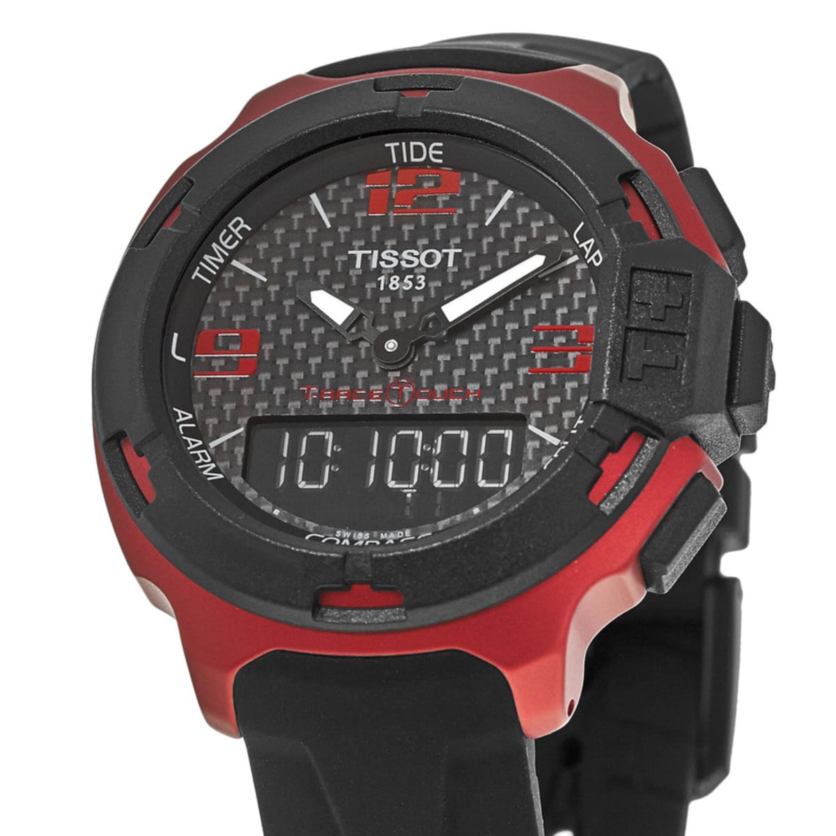 Tissot T Race Touch Red Aluminum Rubber Strap Men S Watch T081 420 97 207 00