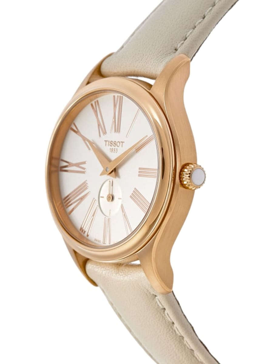 Tissot Bella Ora White Dial Leather Strap Women s Watch T103