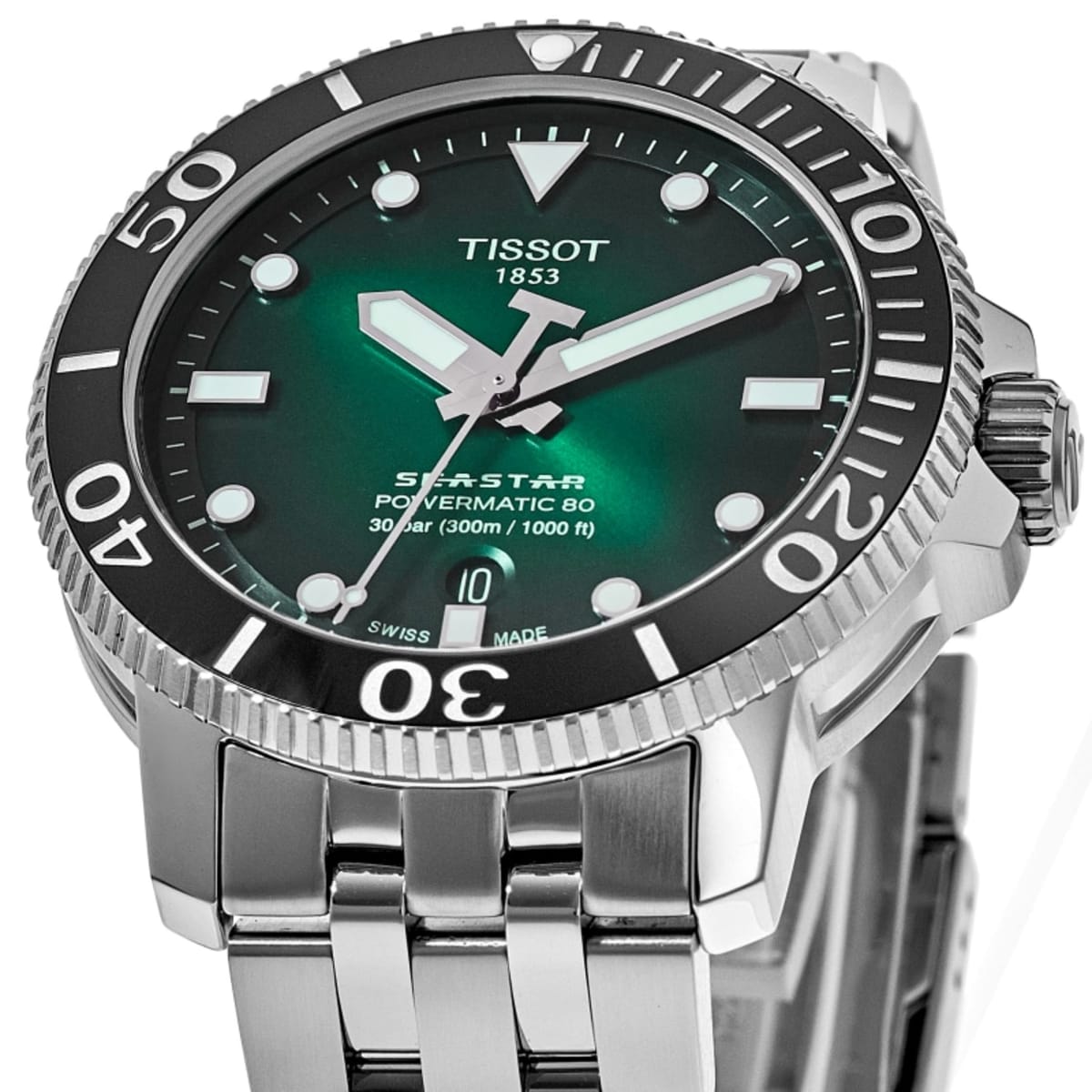 Tissot top seastar green