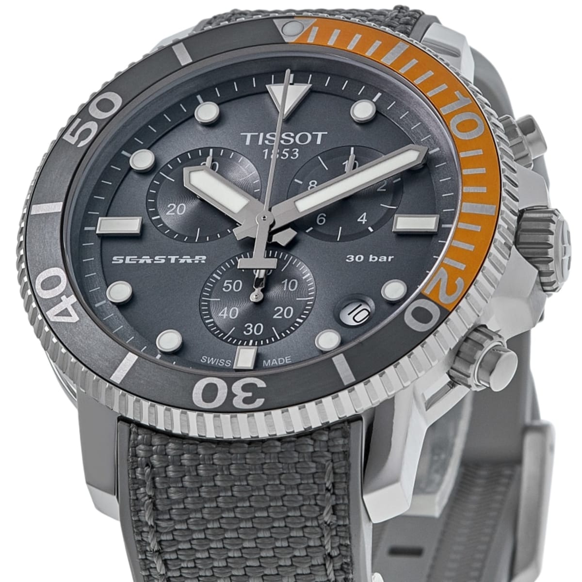 Tissot seastar 1000 chronograph orange hot sale