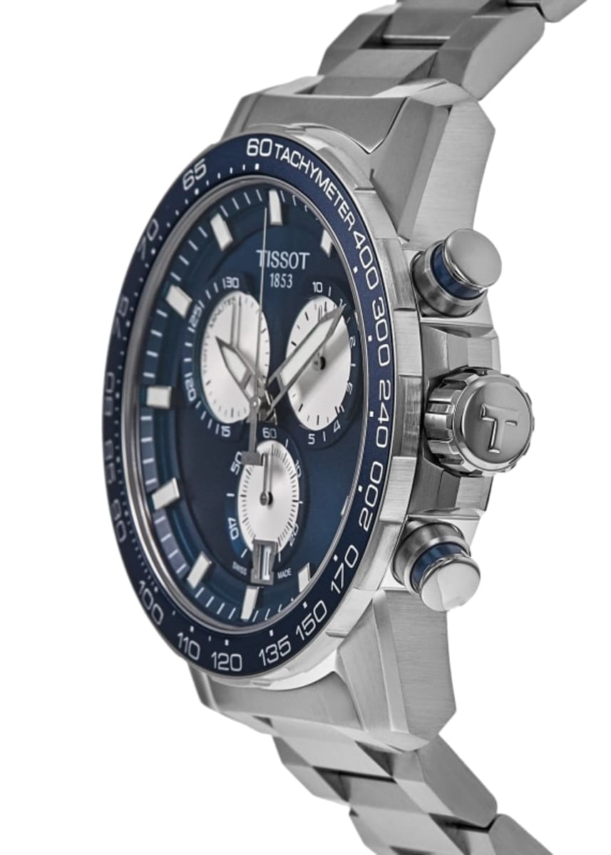 Tissot Supersport Chrono Blue Dial Stainless Steel Men's Watch