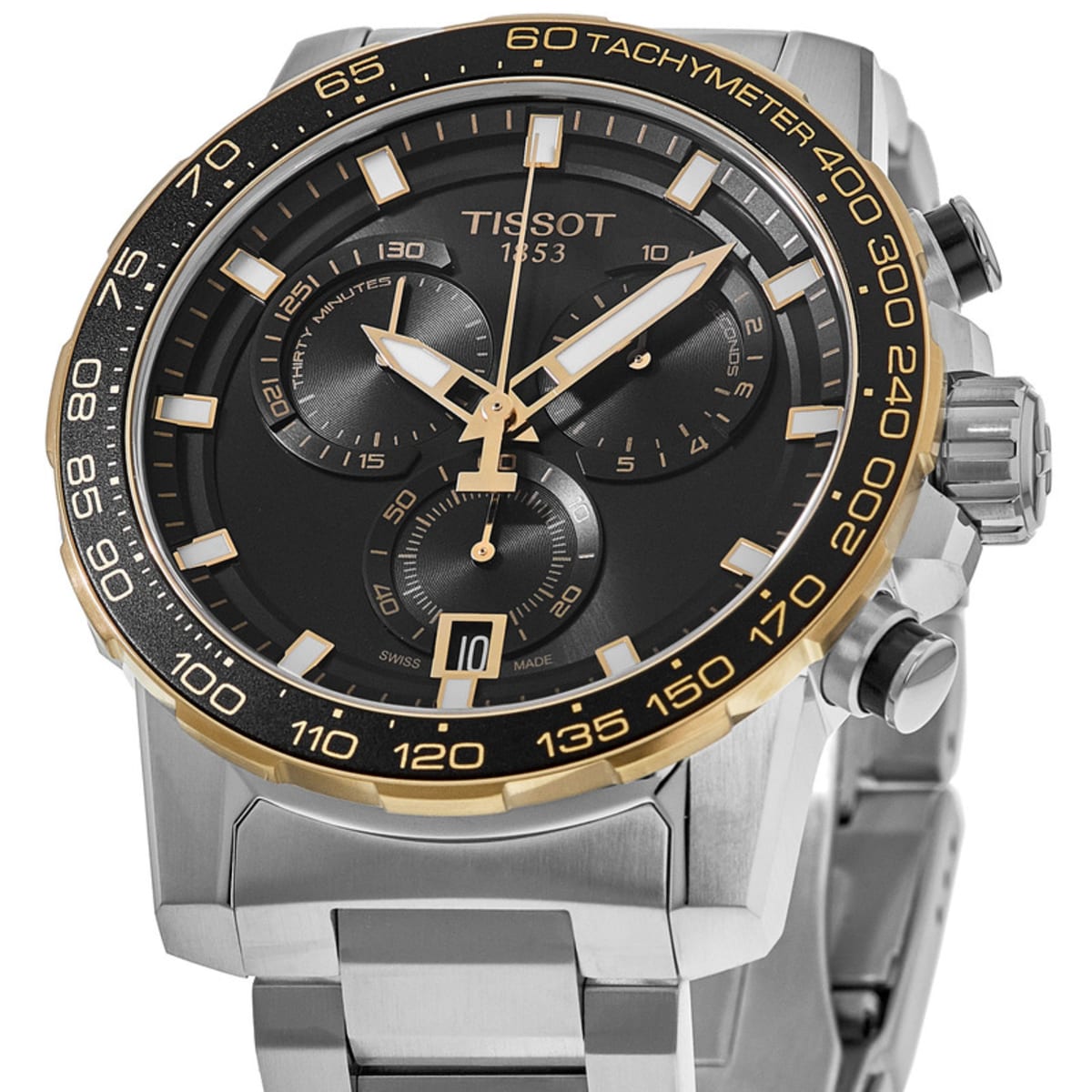 Tissot Supersport Chrono Black Dial Steel Men's Watch T125.617.21.051.00