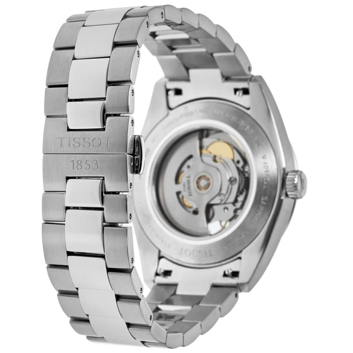 Tissot Gentleman Open Heart Automatic Rhodium Dial Steel Tissot Gentleman Open Heart Automatic Rhodium Dial Steel