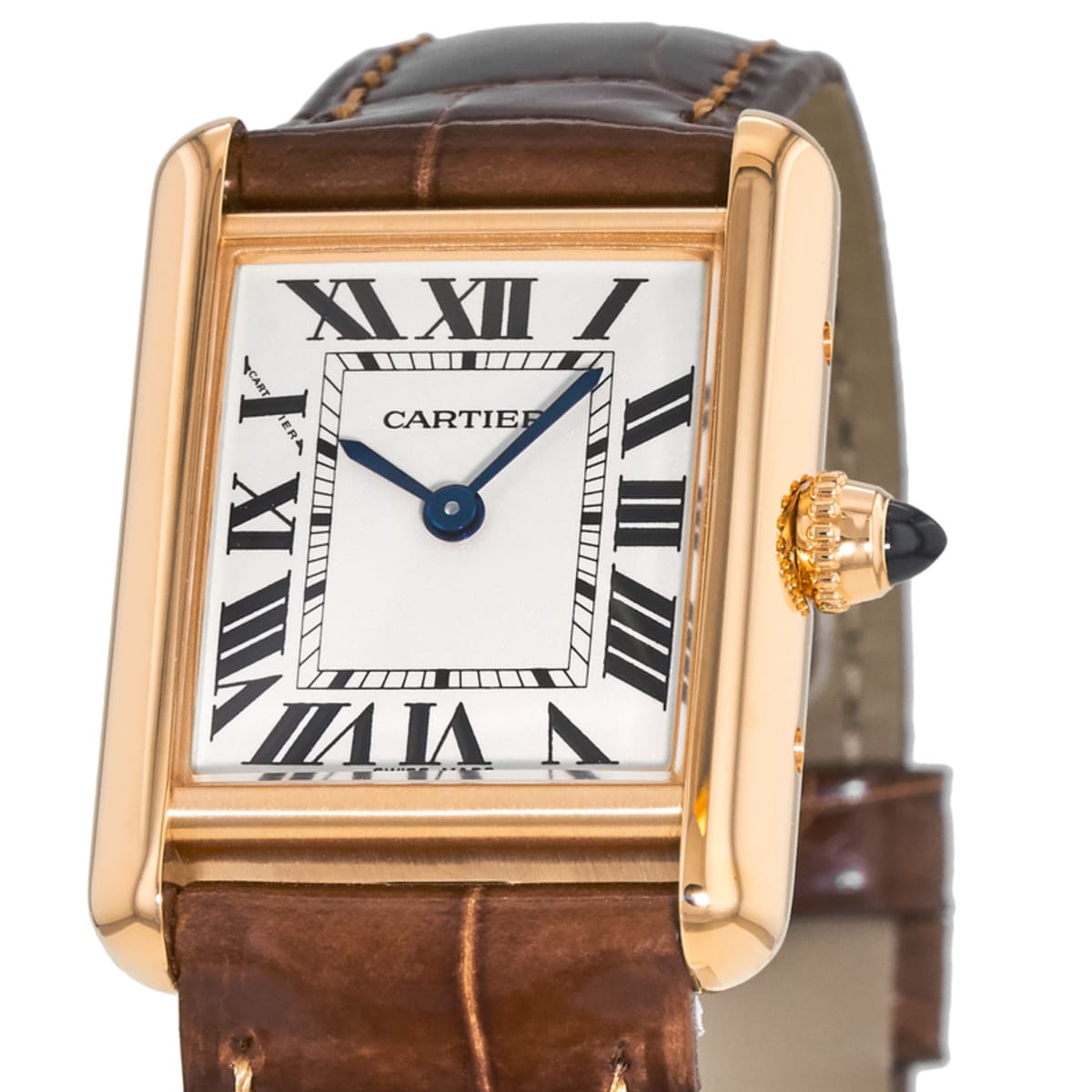 cartier tank louis 18kt yellow gold ladies watch w1529856