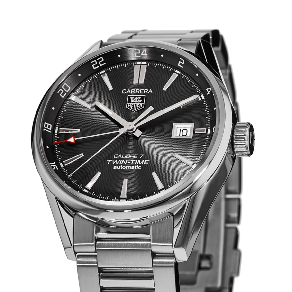 tag heuer carrera calibre 7 twin time automatic