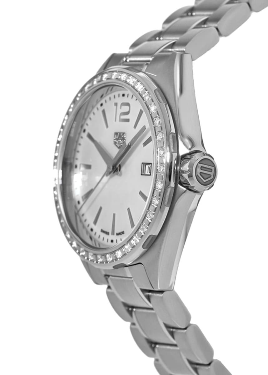Tag Heuer Formula 1 Quartz White Mother Of Pearl Dial Diamond Bezel Women S Watch Wbj141a Ba0664 Watchmaxx Com