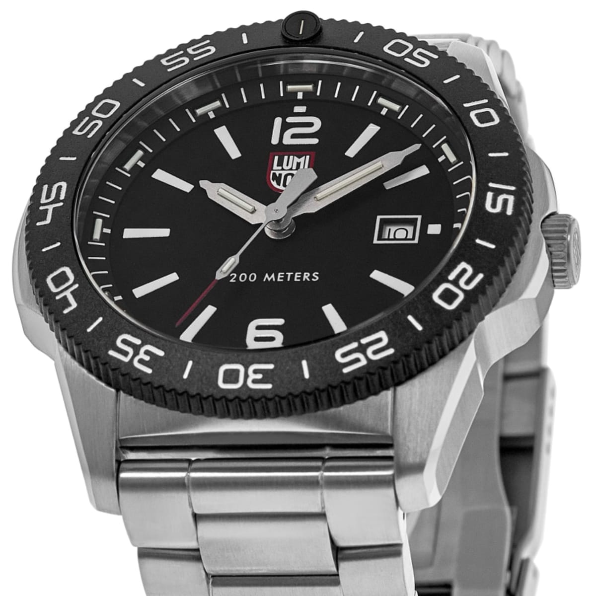 LUMINOX スペースシリーズ ブラック Luminox Pacific Diver Black Dial Steel Men's Watch XS.3122