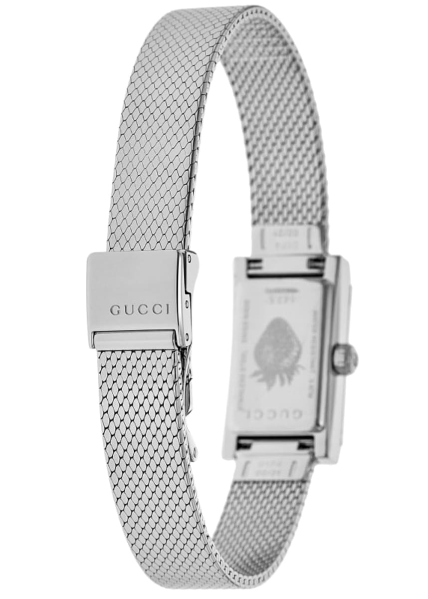 Gucci G-Frame Green, Red and Blue Dial Stainless Steel Women's 