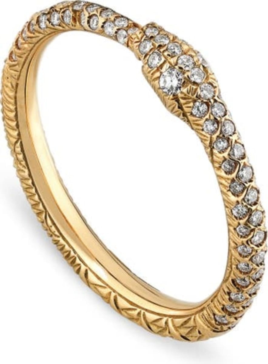 Gucci ouroboros ring deals