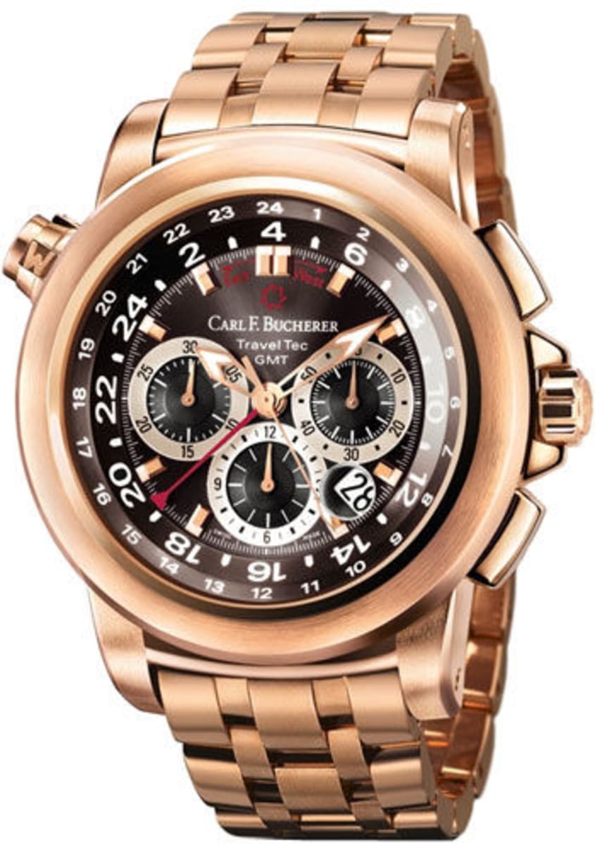Carl bucherer traveltec gmt clearance
