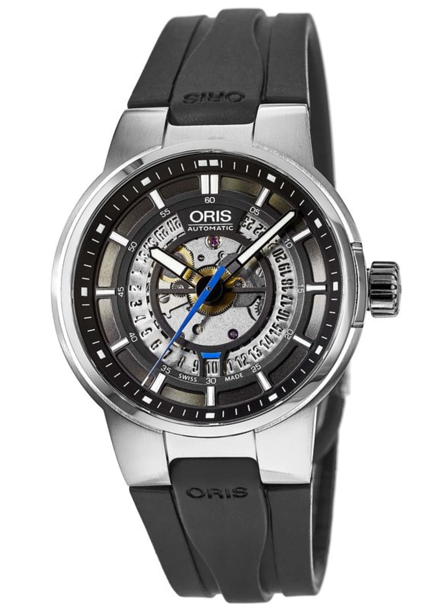 Oris Williams Engine Date Skeleton Dial Men's Watch 01 733 7740 4154-07 ...