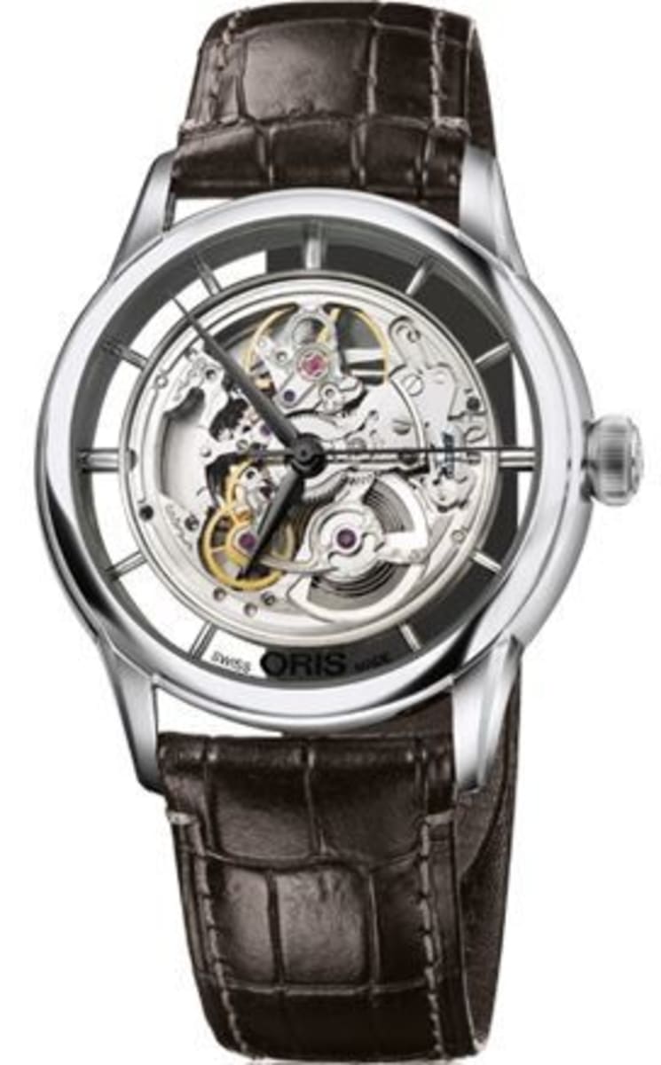 Oris Artelier Translucent Skeleton Men's Watch 01 734 7684 Oris Artelier Translucent Skeleton Men's Watch 01 734 7684