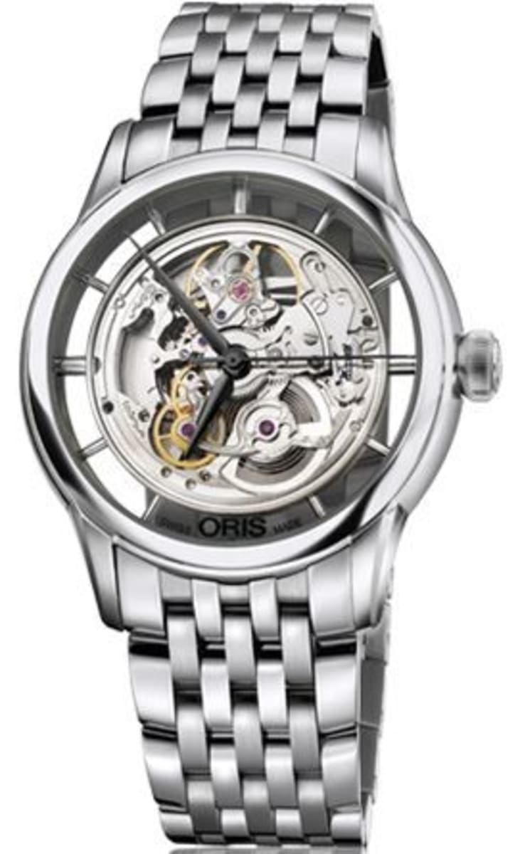 Oris Artelier Translucent Skeleton Men's Watch 01 734 7684 Oris Artelier Translucent Skeleton Men's Watch 01 734 7684