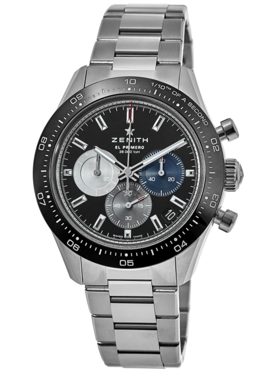 Zenith Chronomaster Sport Ceramic Bezel Black Dial Men's Watch  03.3100.3600/21.M3100