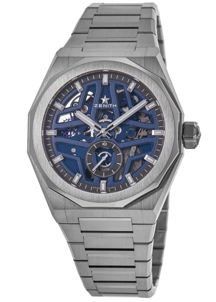 Zenith Defy Skyline Automatic Blue Open Dial Steel Men's Watch