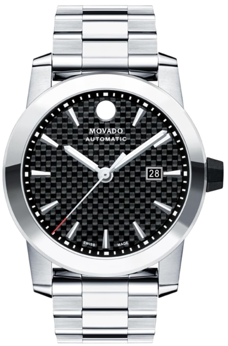 Movado Vizio Grey Dial Steel Men's Watch 0607543 | WatchMaxx.com