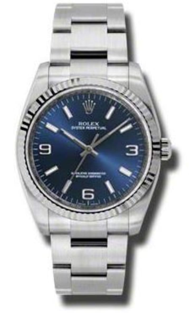 Rolex Oyster Perpetual No-Date Men's Watch 116034-BLAO