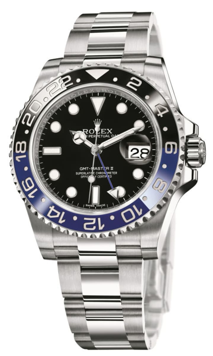 Rolex GMT Master ll Batman Blue & Black Men's