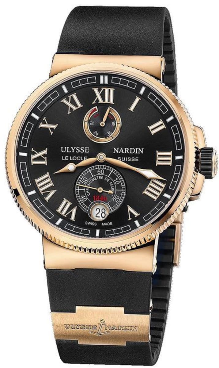 Ulysse nardin marine store chronometer rubber strap