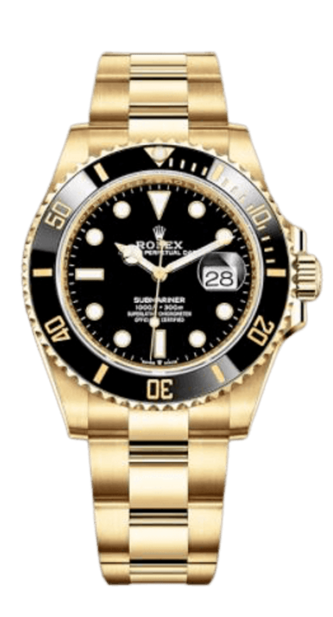 Rolex Submariner 18K Yellow Gold Men's Watch