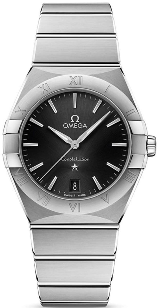 Omega Constellation Quartz 36mm Black Dial Stainless Steel