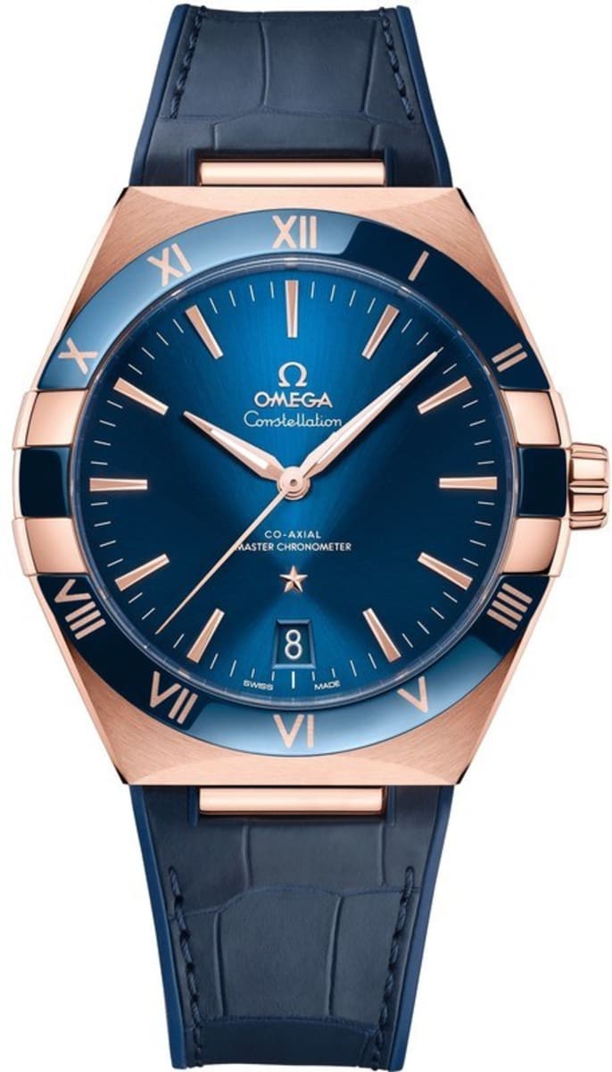 Omega Constellation Co-Axial Master Chronometer Blue Dial 18K