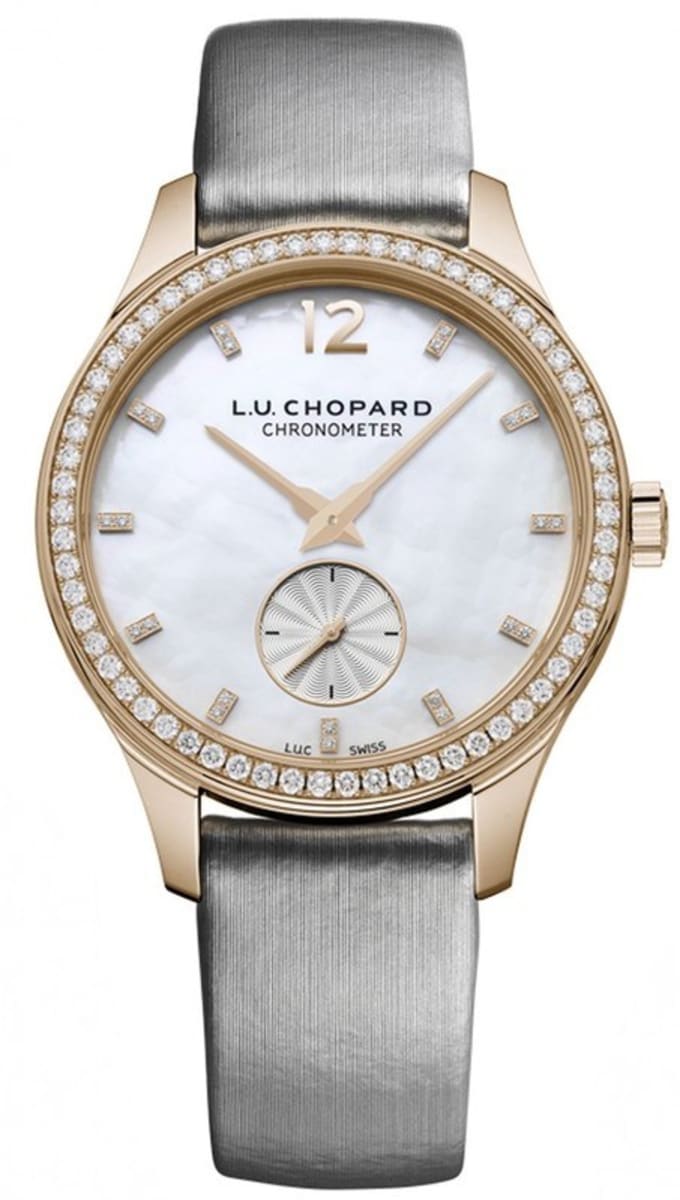 Chopard L.U.C XPS 35 mm Rose Gold Diamond Women's Watch