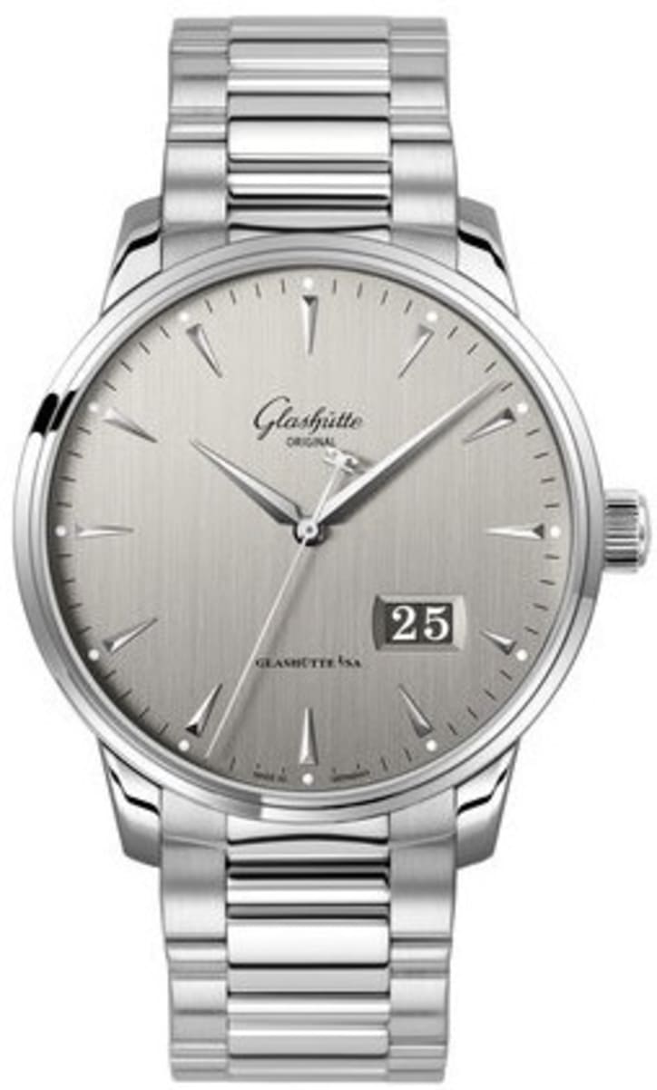 Glashutte Original Senator Excellence Panorama Date Silver Dial