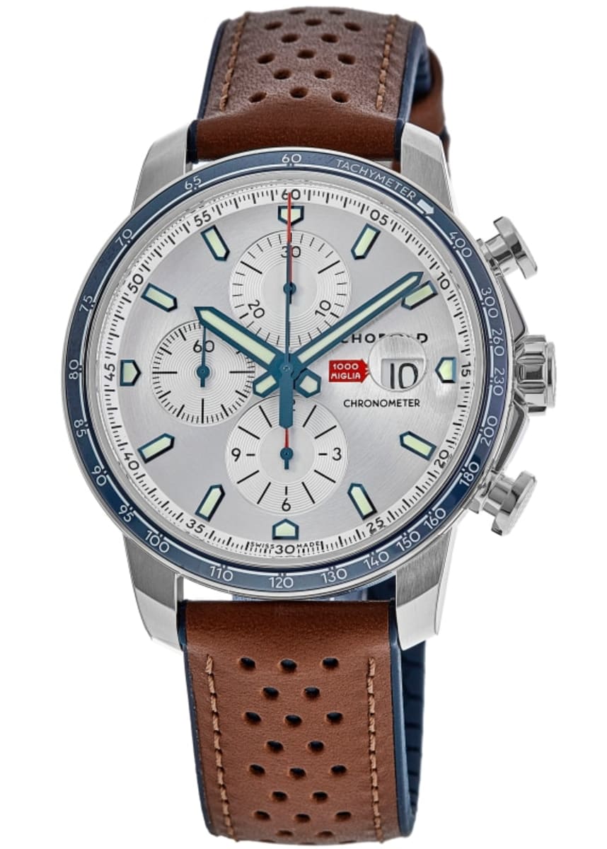 Mille Miglia GTS Limited Edition Automatic Chronograph 44mm Stainless Steel  and Leather Watch, Ref. No. 168571-3010