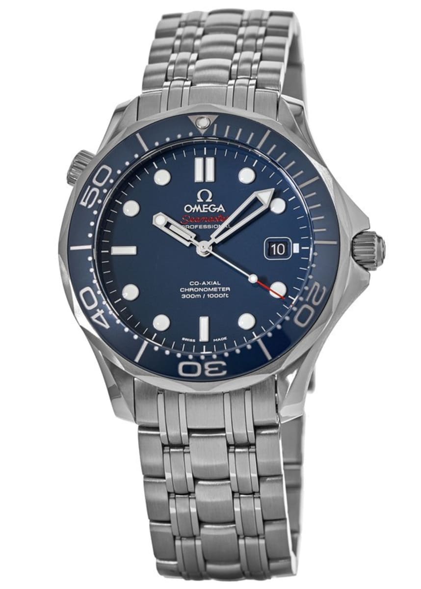 omega seamaster 300m 41mm mens divers watch blue dial