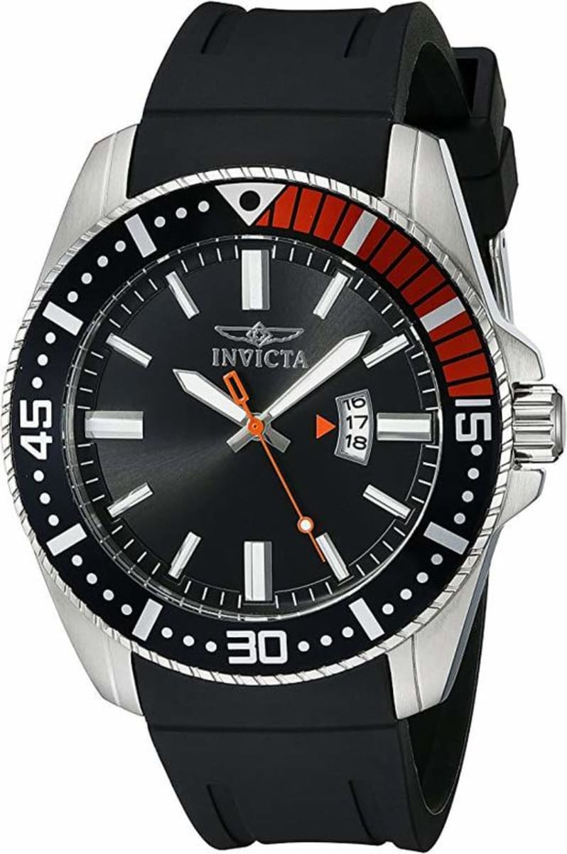 Invicta Pro Diver Analog Display Quartz Black Men's Watch 21392