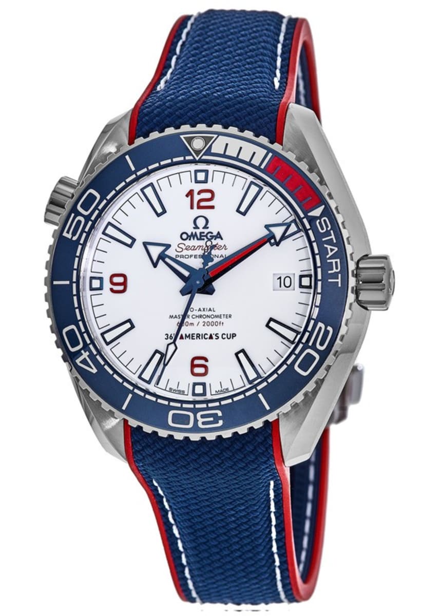 Omega Seamaster America's Cup Automatic Chronometer White Dial Men's  Watch 215.32.43.21.04.001