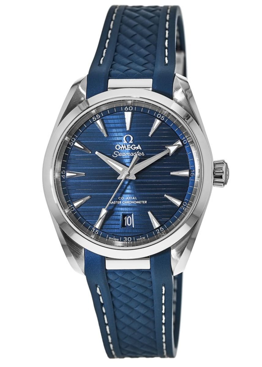 omega aqua terra blue 38mm