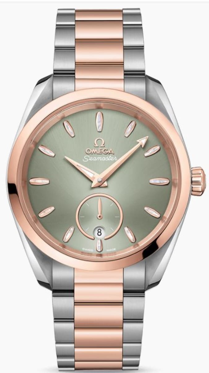Omega Green Stainless Steel Seamaster 120m 2586.70 Women's Wristwatch 26 mm