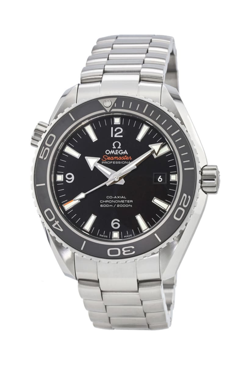 Omega Seamaster Planet Ocean 600M 45.5mm Black Dial Steel Men's Watch ...